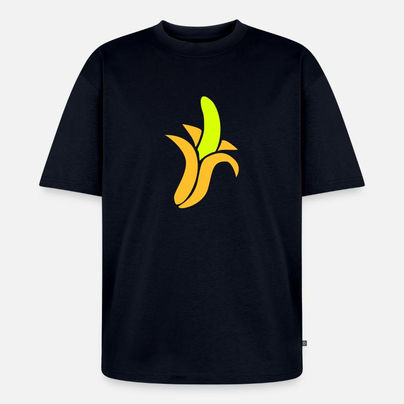 Banane - Unisex Premium Oversized Bio T-Shirt - Navy