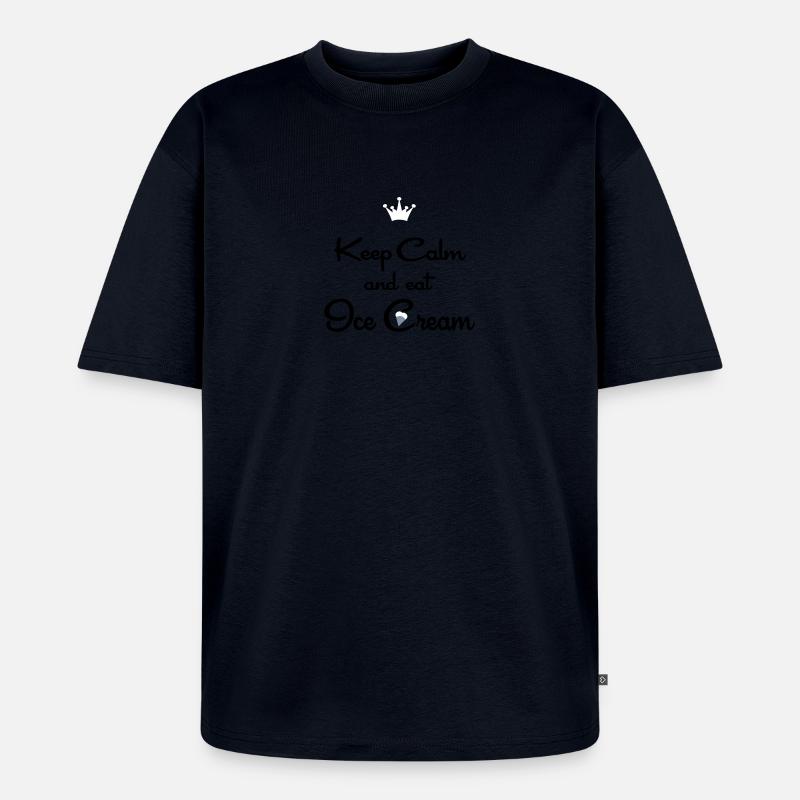 eis - Unisex Premium Oversized Bio T-Shirt - Navy