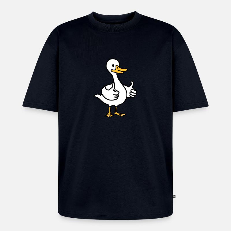 Gans - Unisex Premium Oversized Bio T-Shirt - Navy