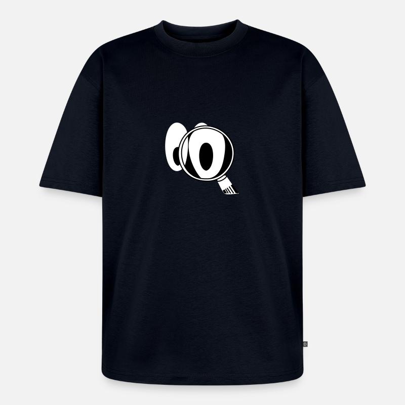 Smiley CSI - Unisex Premium Oversized Bio T-Shirt - Navy