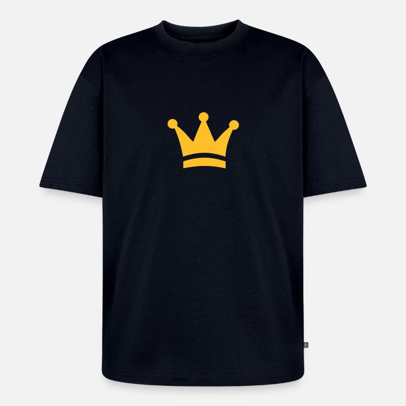 Krone - Unisex Premium Oversized Bio T-Shirt - Navy