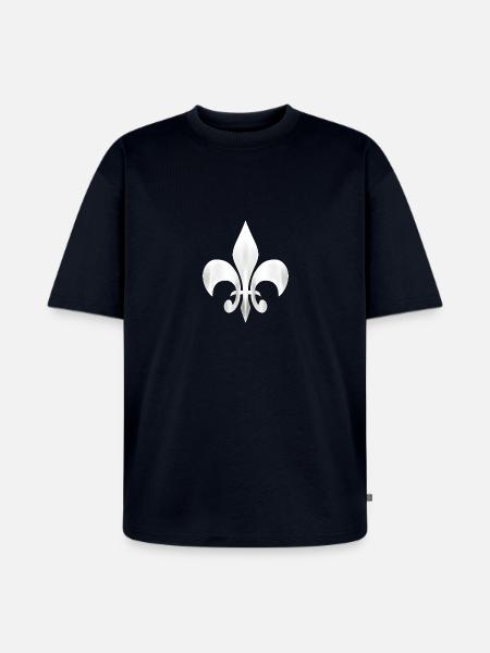 Lilie 3 - Unisex Premium Oversized Bio T-Shirt - Navy