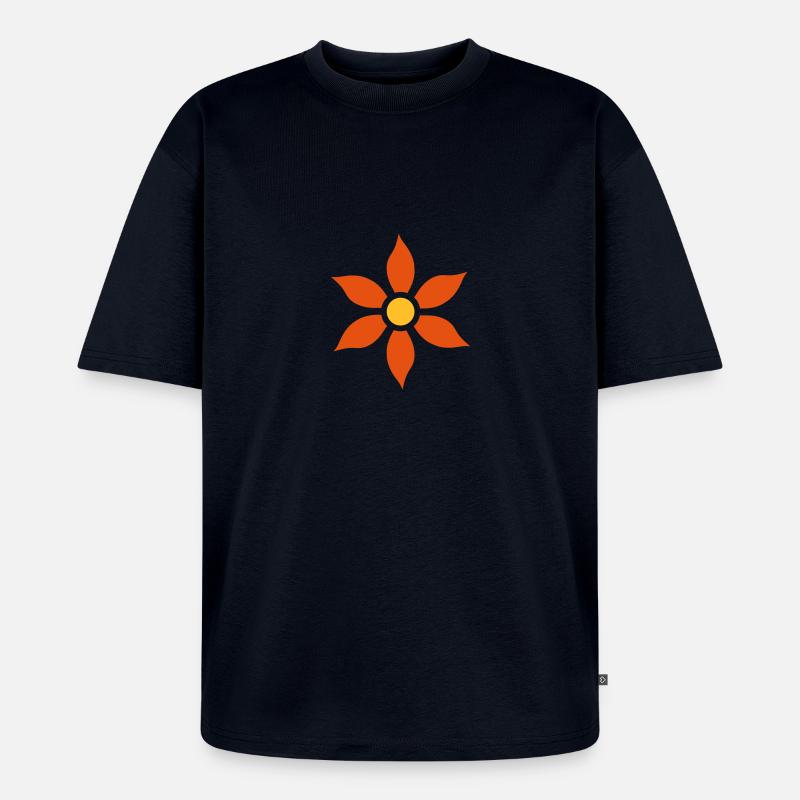 Blume - Unisex Premium Oversized Bio T-Shirt - Navy
