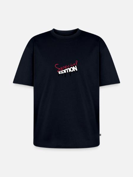 Special Edition Graffiti - Unisex Premium Oversized Bio T-Shirt - Navy