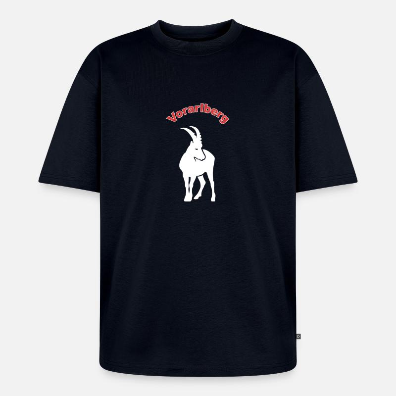 Vorarlberg - Unisex Premium Oversized Bio T-Shirt - Navy