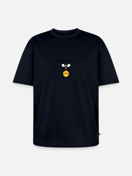 Face Tribal - Unisex Premium Oversized Organic T-Shirt - navy
