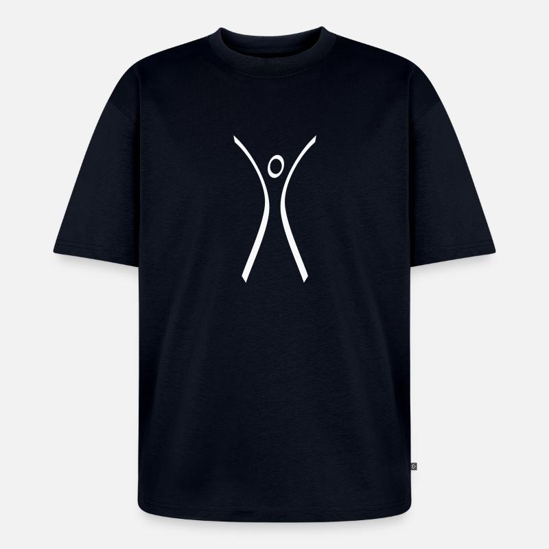 HURRA - Unisex Premium Oversized Bio T-Shirt - Navy