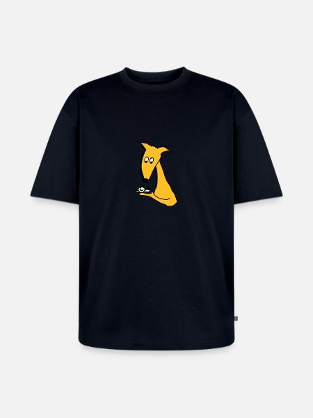 Wettrennen? - Unisex Premium Oversized Bio T-Shirt - Navy