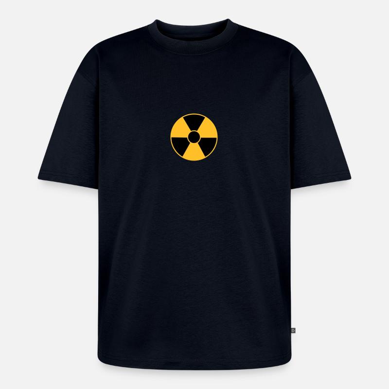 Radio Active 2 - Unisex Premium Oversized Organic T-Shirt - navy