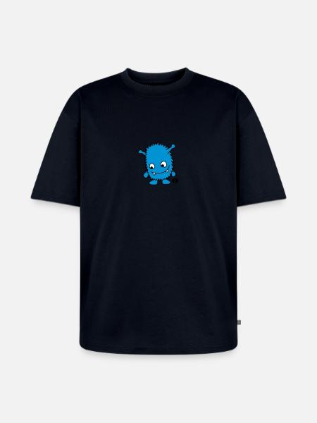 Monster (3ck) - Unisex Premium Oversized Organic T-Shirt - navy