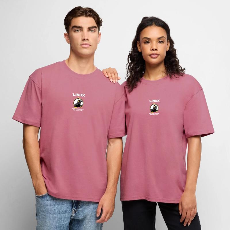 may_the_linux_source Unisex Premium Oversized Organic T-Shirt