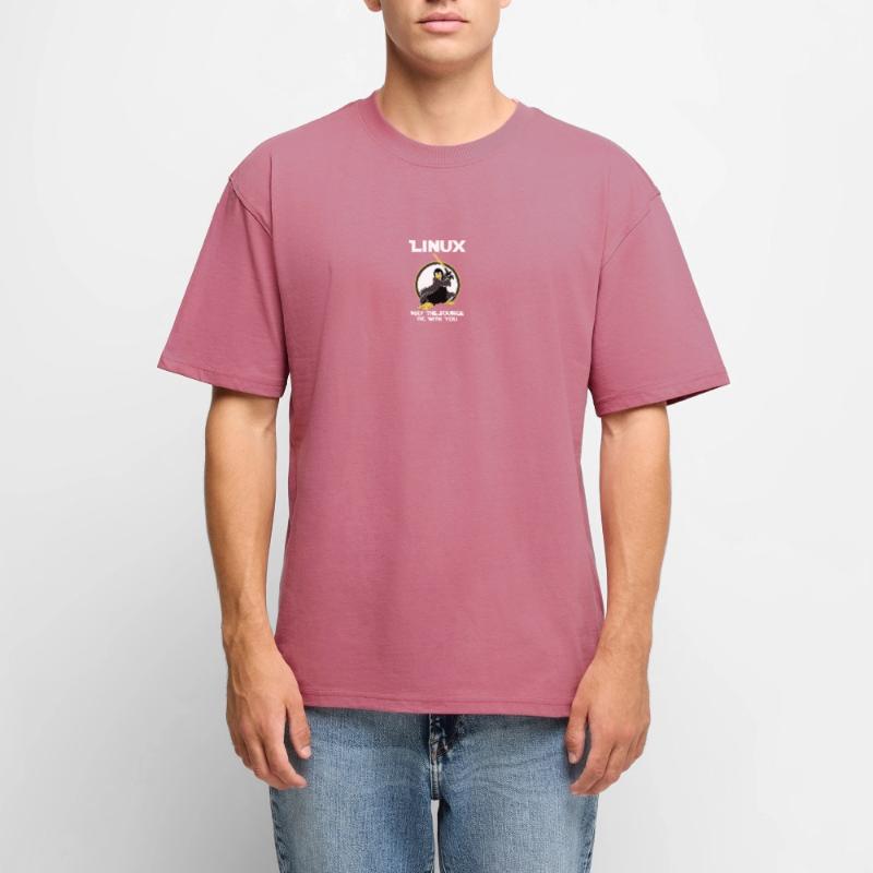 may_the_linux_source Unisex Premium Oversized Organic T-Shirt