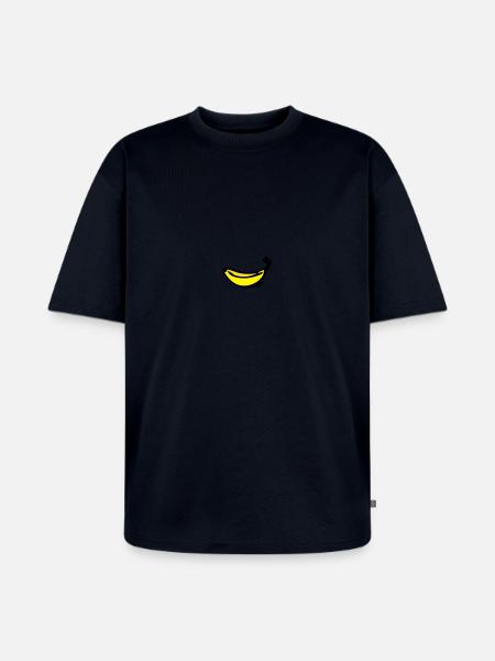 Banana - Unisex Premium Oversized Organic T-Shirt - navy