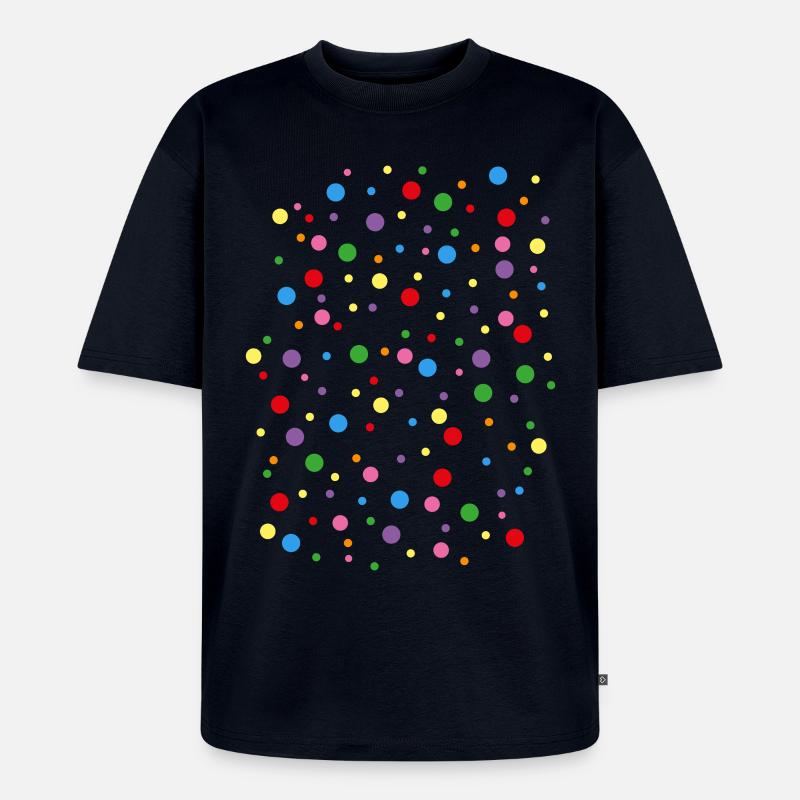 Konfetti - Unisex Premium Oversized Bio T-Shirt - Navy