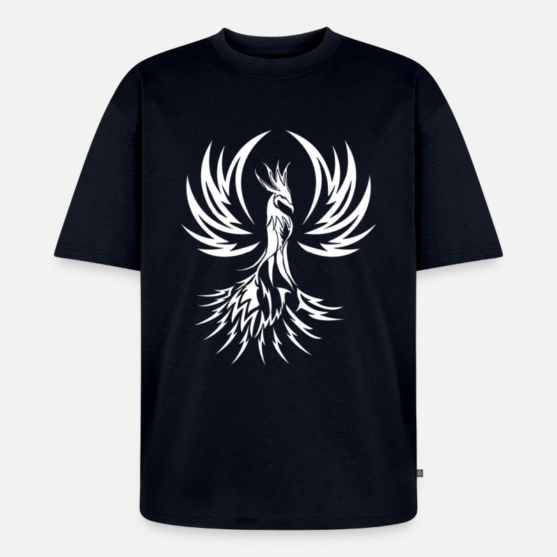 Phoenix Phönix - Unisex Premium Oversized Bio T-Shirt - Navy
