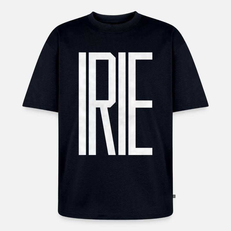 IRIE (Light Label) - Unisex Premium Oversized Organic T-Shirt - navy