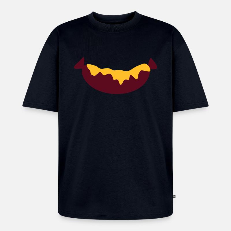 Wurst - Unisex Premium Oversized Bio T-Shirt - Navy