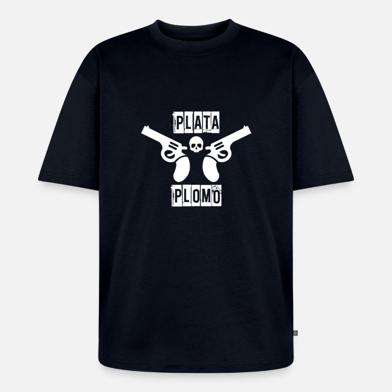 Escobar - Unisex Premium Oversized Bio T-Shirt - Navy