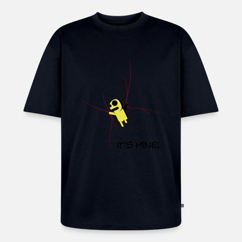 it_is_mine - Unisex Premium Oversized Bio T-Shirt - Navy
