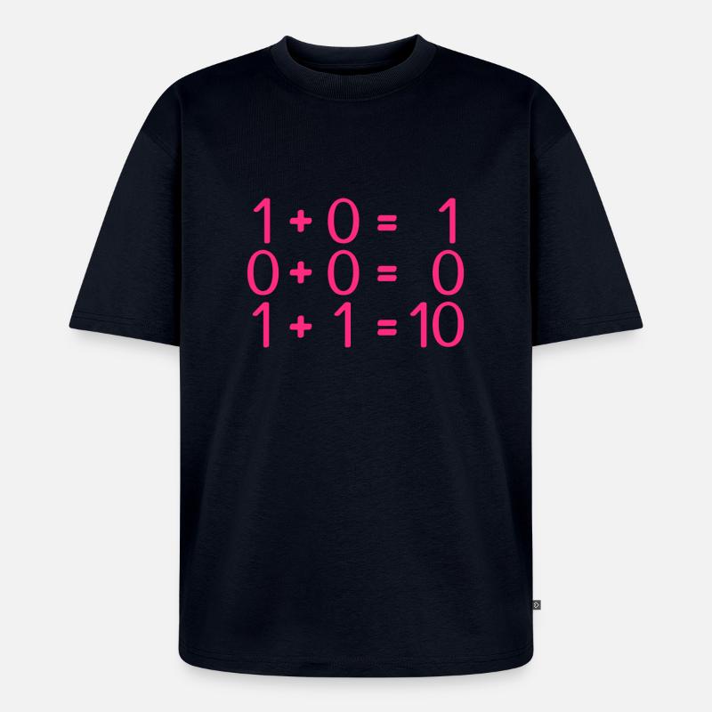 Computer science rules programmers - Unisex Premium Oversized Organic T-Shirt - navy