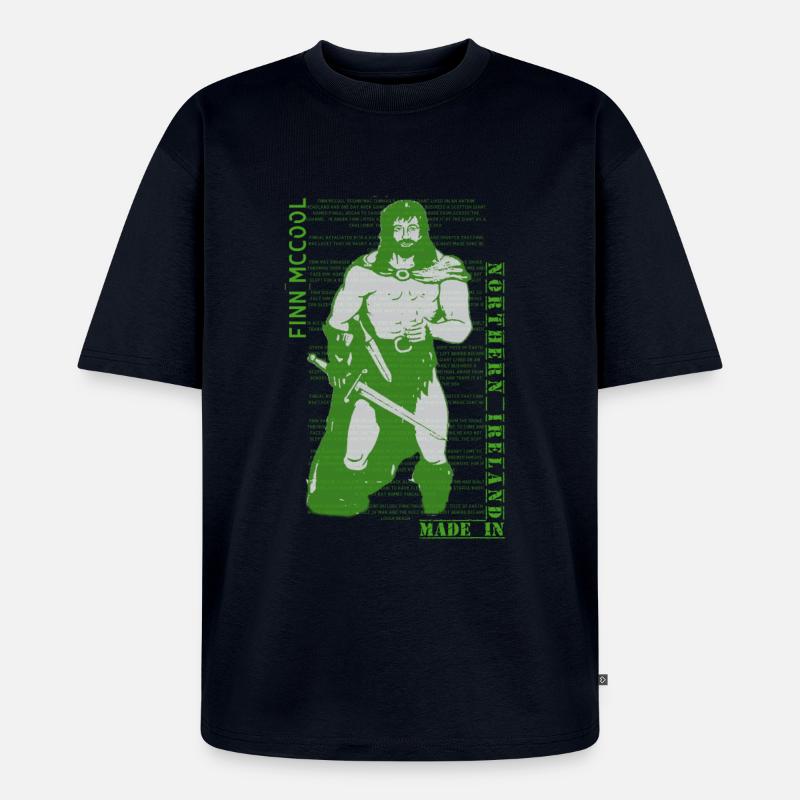 Finn McCool - Unisex Premium Oversized Bio T-Shirt - Navy