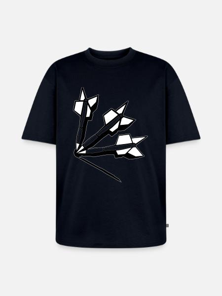 darten - Unisex Premium Oversized Bio T-Shirt - Navy
