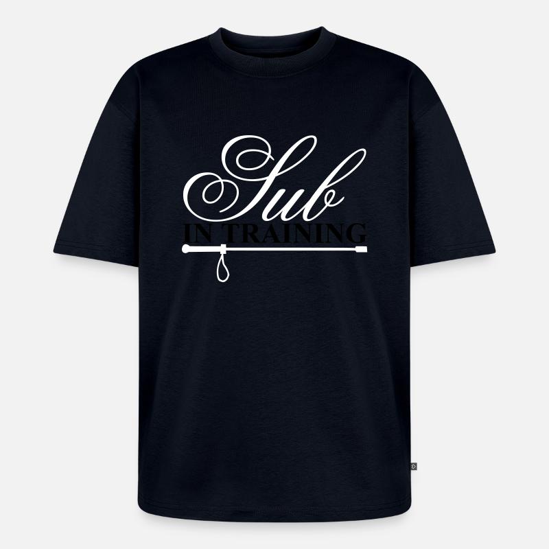 Sub in training - Unisex Premium Oversized Bio T-Shirt - Navy
