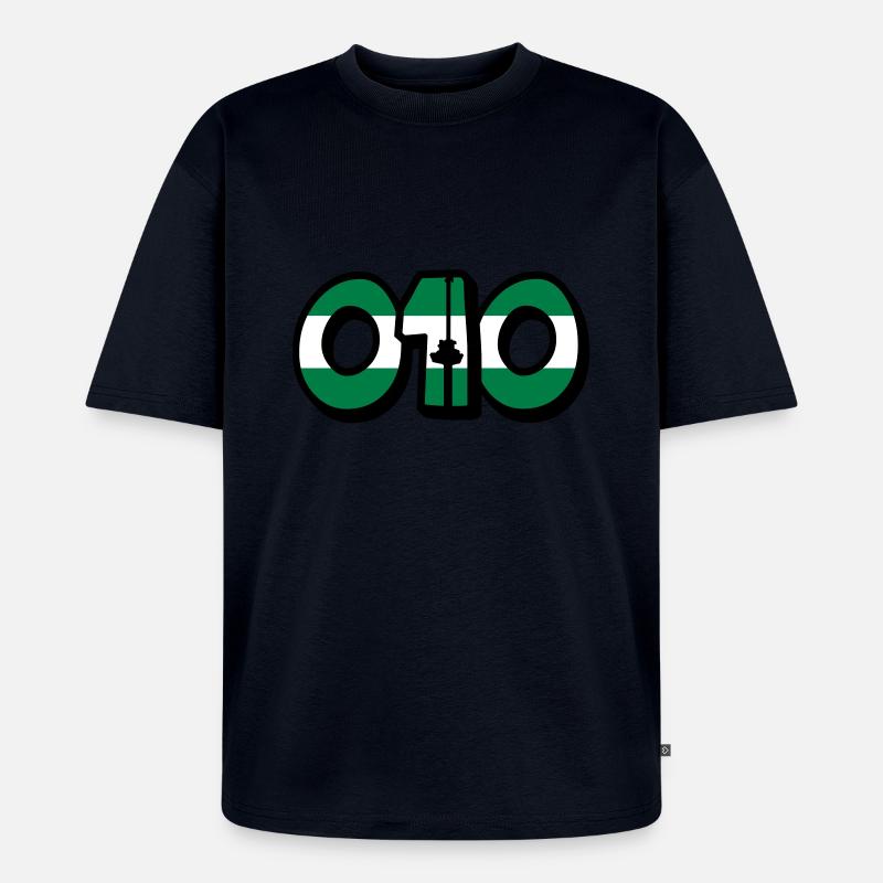 010 - Unisex Premium Oversized Bio T-Shirt - Navy