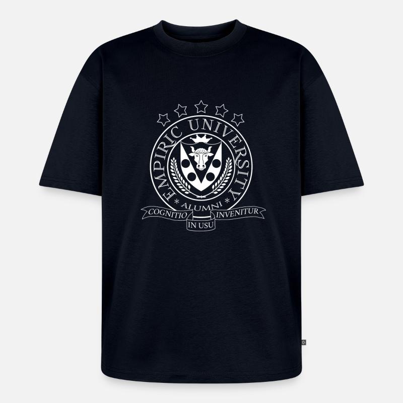 Universität von dir - Unisex Premium Oversized Bio T-Shirt - Navy