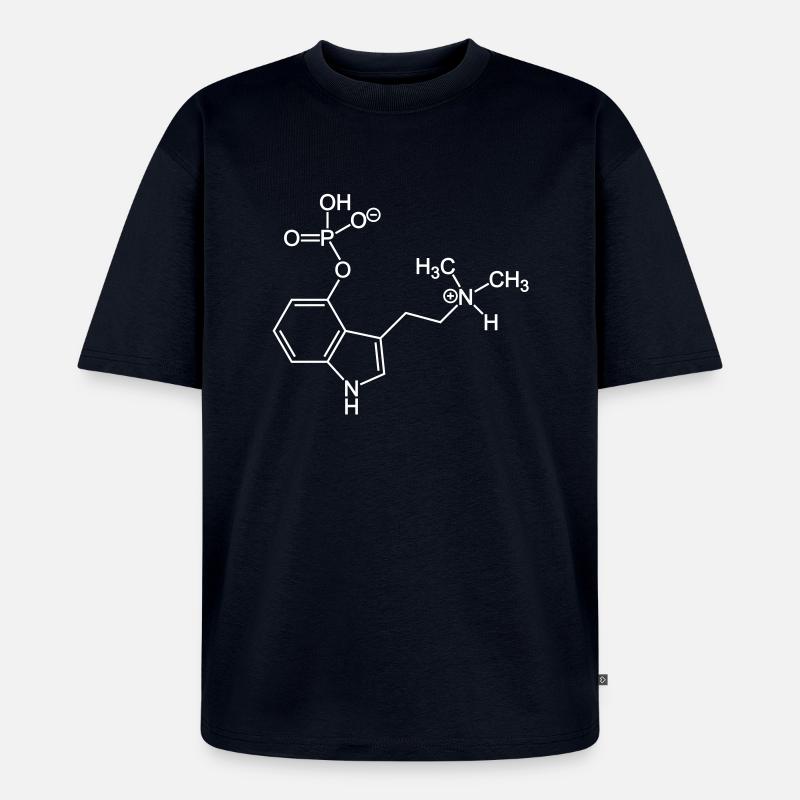 psilocybin - Unisex Premium Oversized Bio T-Shirt - Navy