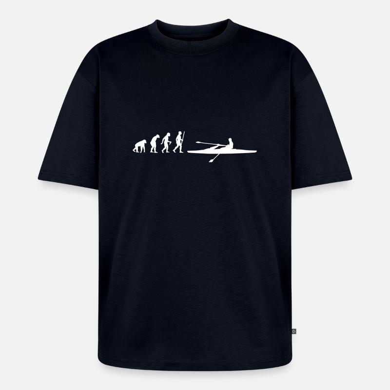 Ruderer Evolution - Unisex Premium Oversized Bio T-Shirt - Navy