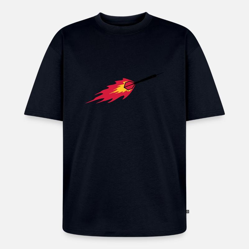 Dart Fire - Unisex Premium Oversized Bio T-Shirt - Navy