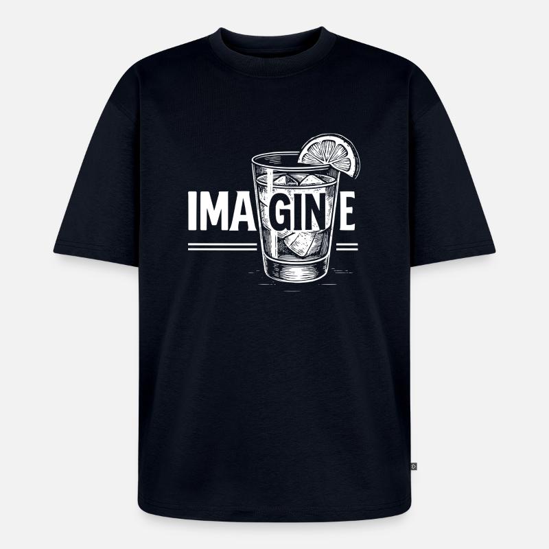 Imagine: Perfekte Geschenkidee! - Unisex Premium Oversized Bio T-Shirt - Navy