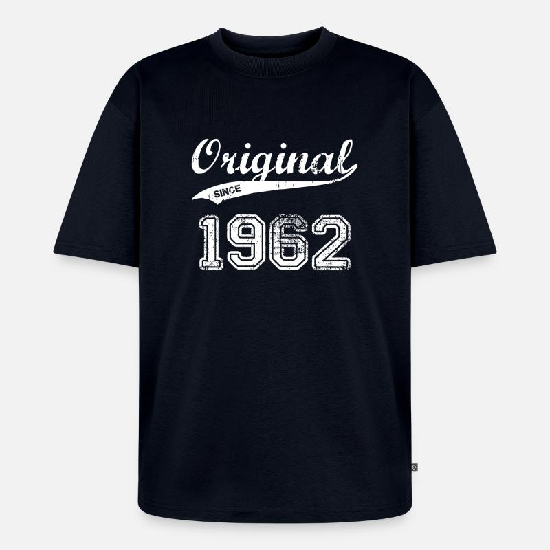 1962 - Unisex Premium Oversized Bio T-Shirt - Navy
