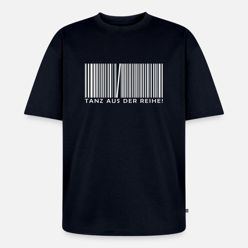 code - Unisex Premium Oversized Bio T-Shirt - Navy