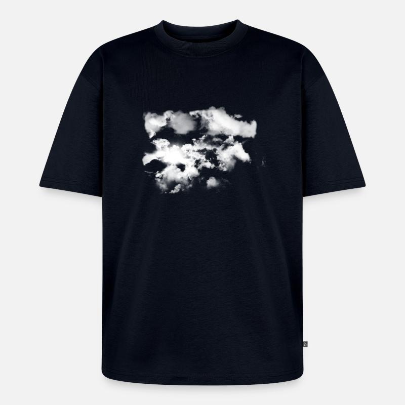 Wolken - Unisex Premium Oversized Bio T-Shirt - Navy