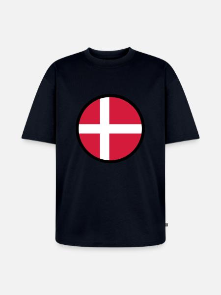 Marked by Denmark - Unisex Premium Oversized Organic T-Shirt - navy