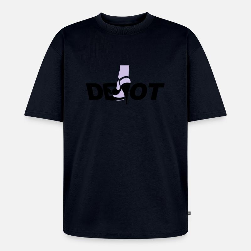 Devot - Unisex Premium Oversized Bio T-Shirt - Navy