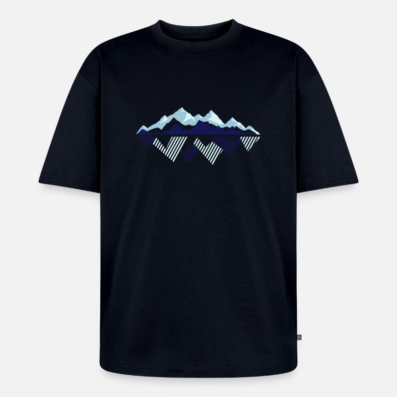 Tauern - Unisex Premium Oversized Bio T-Shirt - Navy