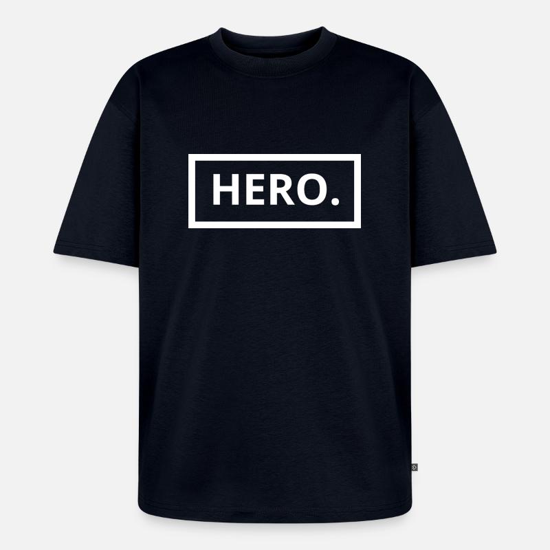 Held - Unisex Premium Oversized Bio T-Shirt - Navy