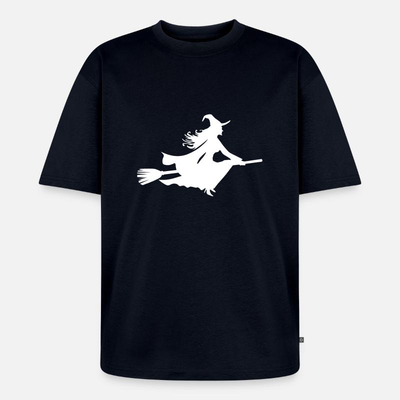 Hexe 2 - Unisex Premium Oversized Bio T-Shirt - Navy