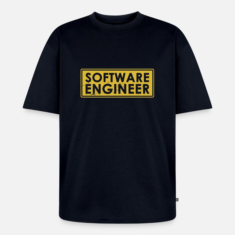 Software-Ingenieur - Unisex Premium Oversized Bio T-Shirt - Navy