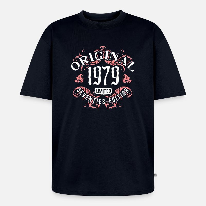 Goth 1979 - Unisex Premium Oversized Bio T-Shirt - Navy