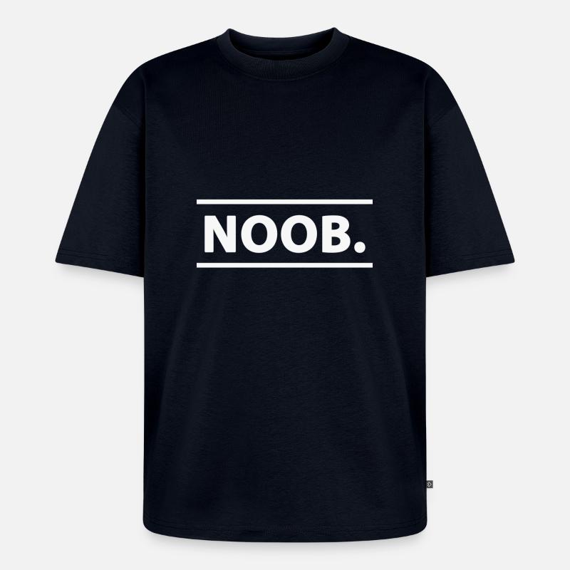 Noob - Unisex Premium Oversized Bio T-Shirt - Navy
