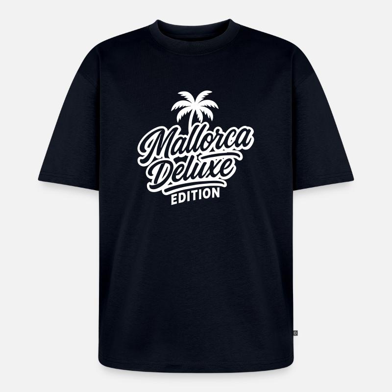 Mallorca Deluxe Edition - Unisex Premium Oversized Bio T-Shirt - Navy