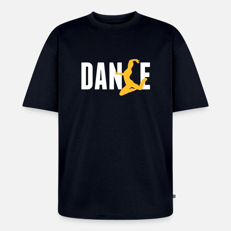 dance - Unisex Premium Oversized Bio T-Shirt - Navy