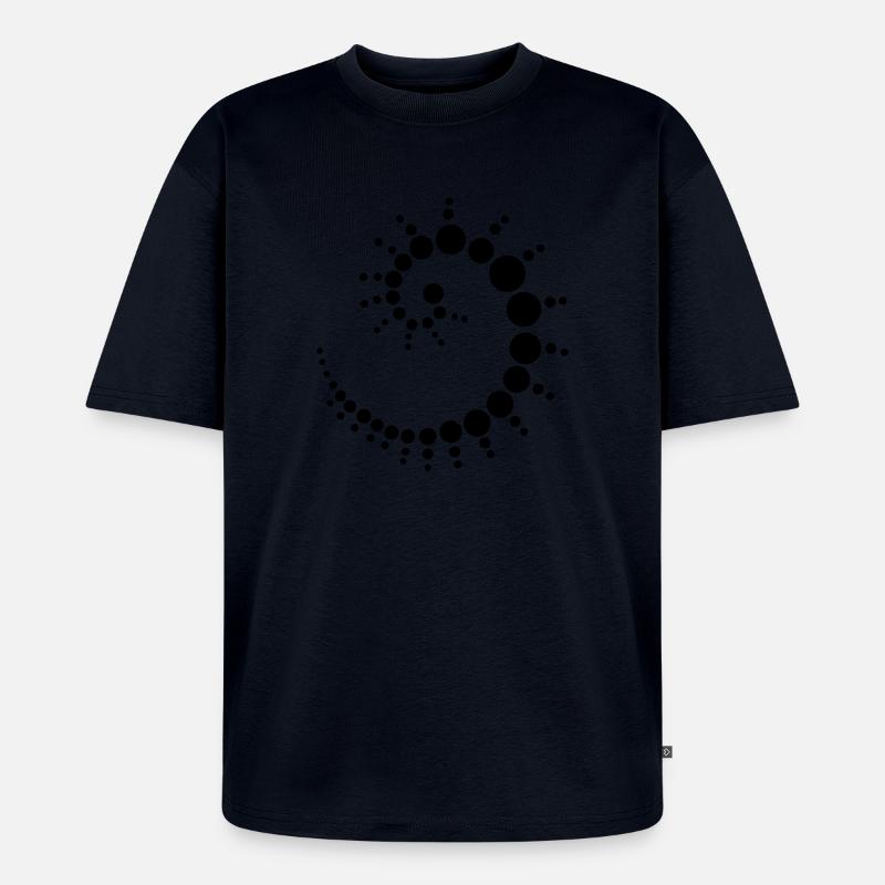 fossil - Unisex Premium Oversized Bio T-Shirt - Navy