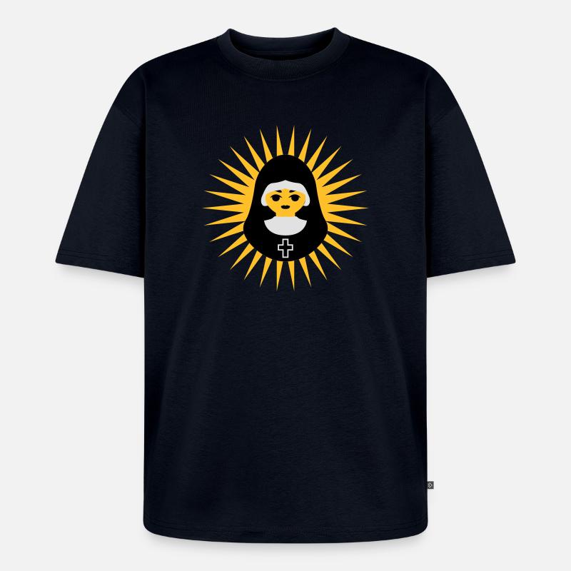 Nonne - Unisex Premium Oversized Bio T-Shirt - Navy