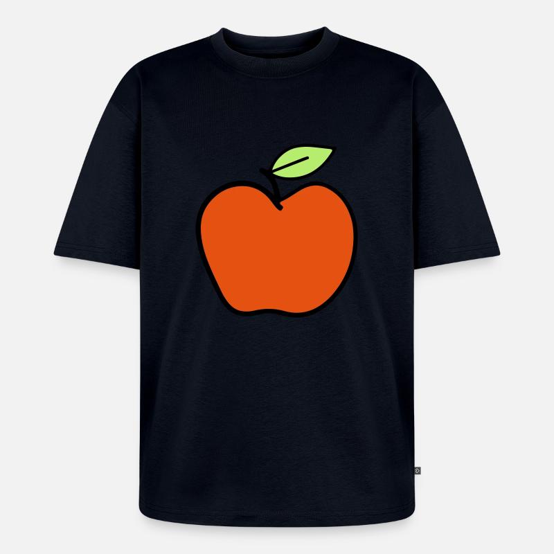 apple1 - Unisex Premium Oversized Bio T-Shirt - Navy