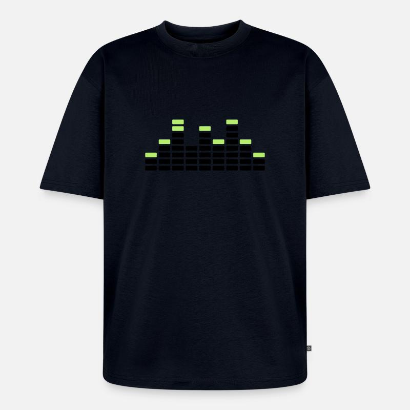 Equalizer - Unisex Premium Oversized Bio T-Shirt - Navy